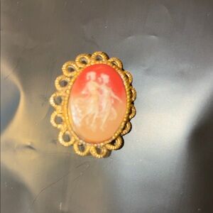 Vintage two ladies dancing Cameo